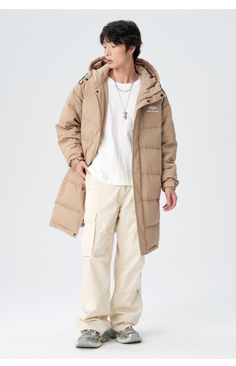 Cardydony Nordic Minimalist Puffer Long Coat