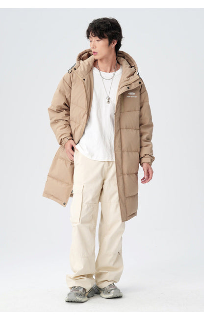 Cardydony Nordic Minimalist Puffer Long Coat