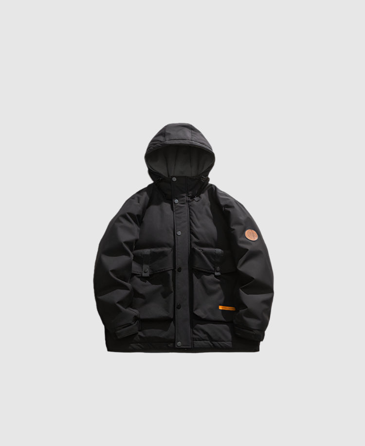 Cardydony Patch Badge Down Puffer Coat