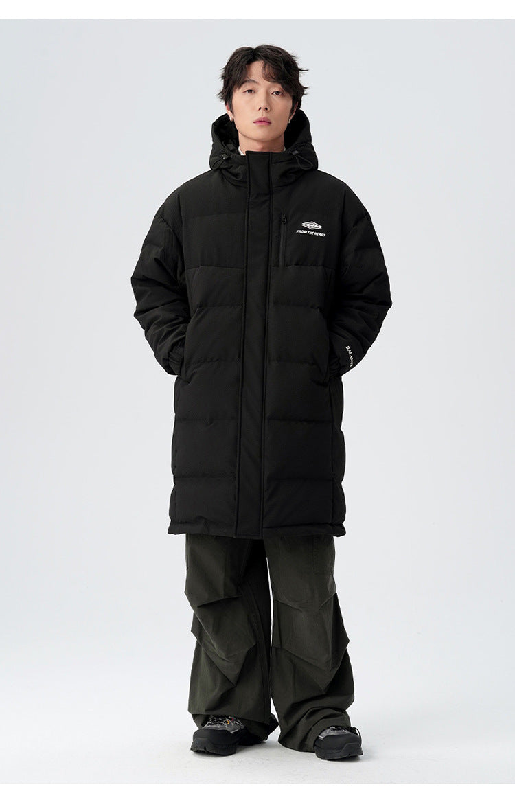 Cardydony Nordic Minimalist Puffer Long Coat
