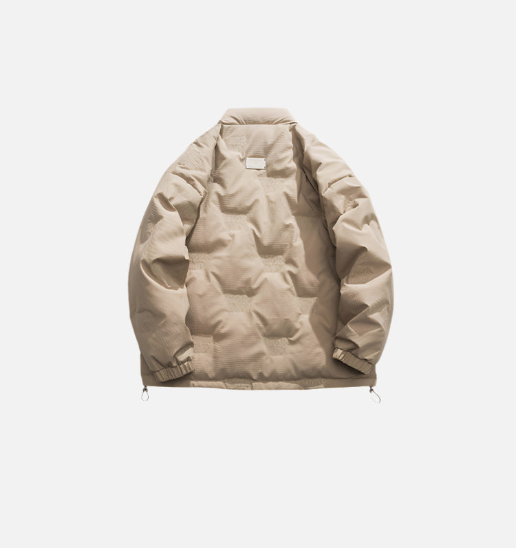 Cardydony Minimal Stand Collar Down Puffer Jacket