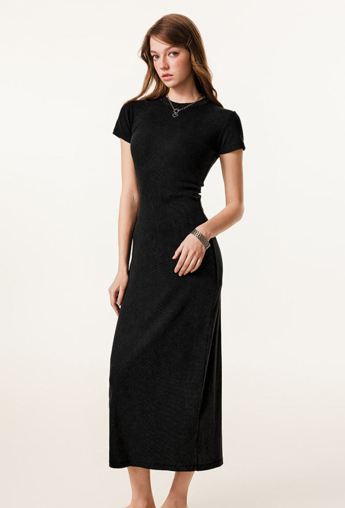 Cardydony Women's Bodycon Maxi Dress | Short Sleeve Slim Fit Dress