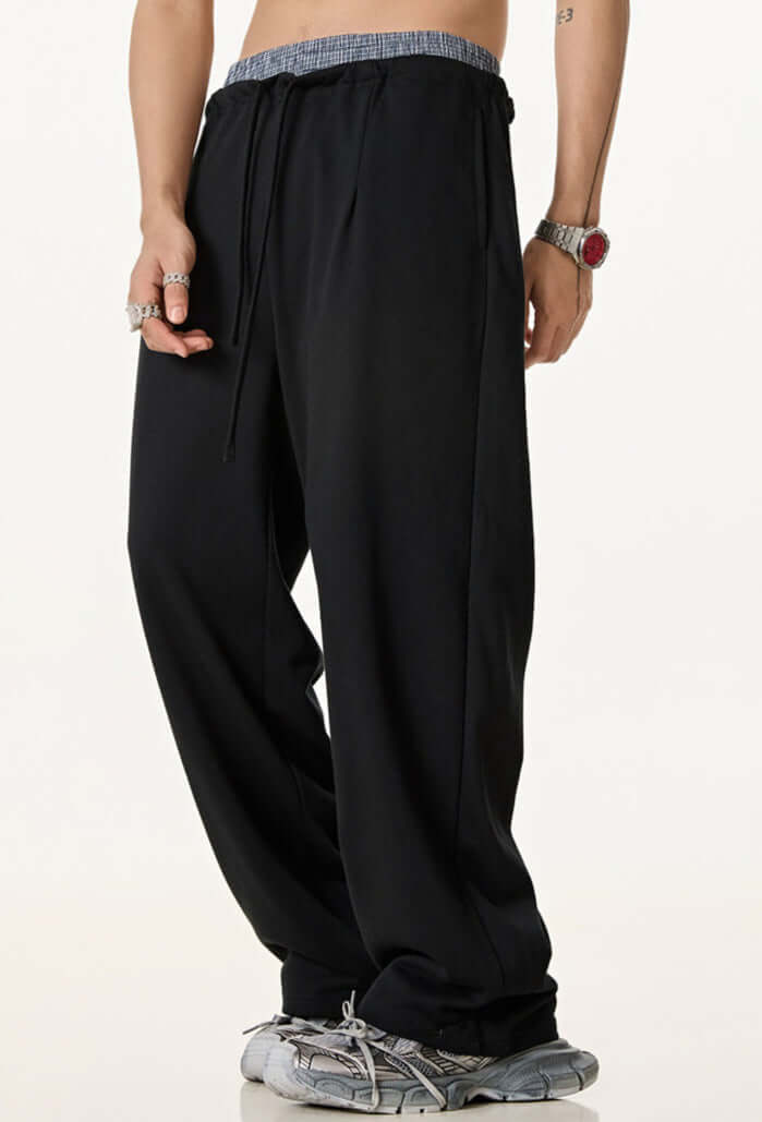 Cardydony Women's Oversized Double Waist Cotton Blend Pants | Comfort & Style