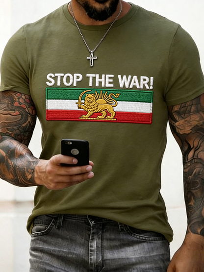 Cardydony Stop The War And Hope Peace Forever Inspired Short Sleeve T-shirt