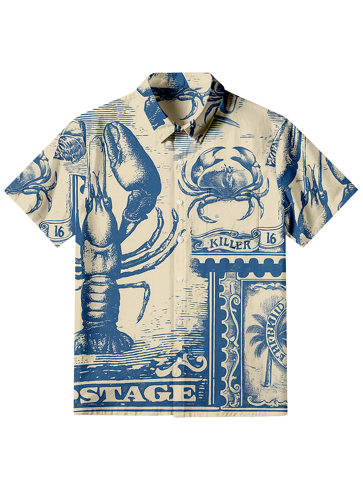 Cardydony Bermuda Post Button-up Shirt