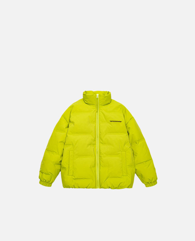 Cardydony "Impressionism" Print Stand Collar Down Jacket