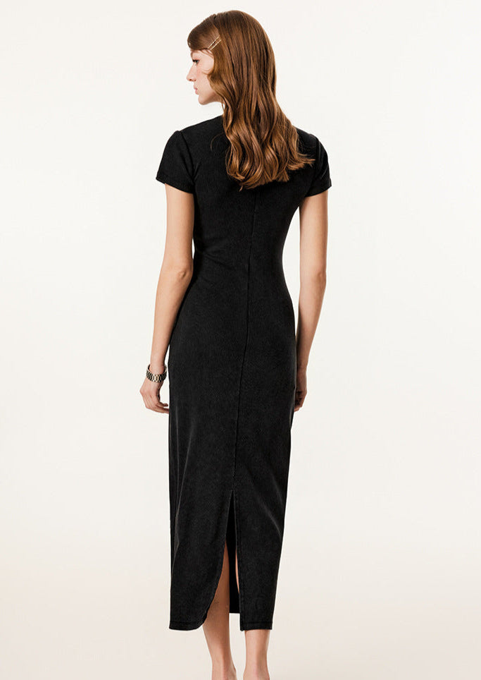 Cardydony Women's Bodycon Maxi Dress | Short Sleeve Slim Fit Dress