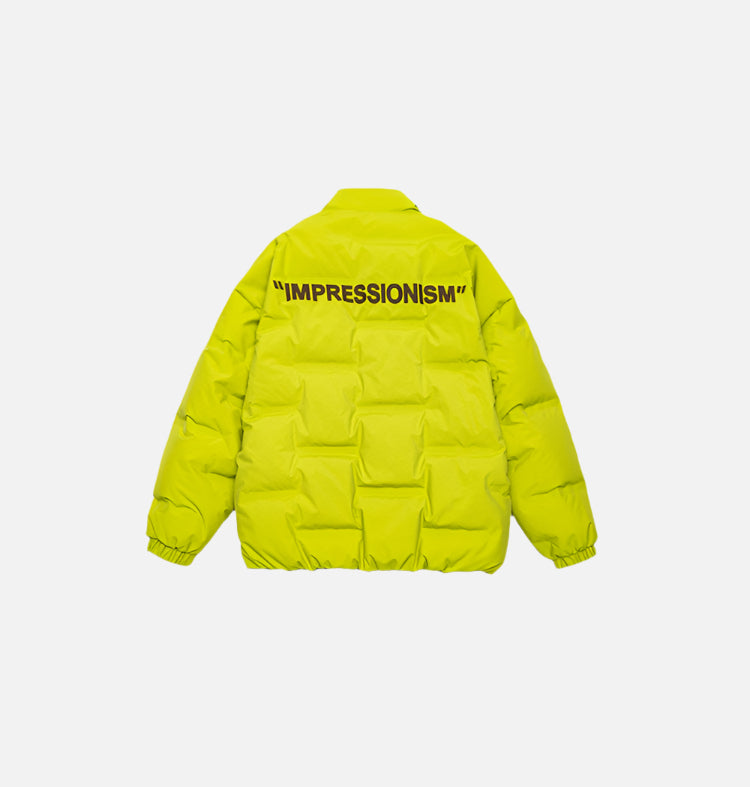 Cardydony "Impressionism" Print Stand Collar Down Jacket