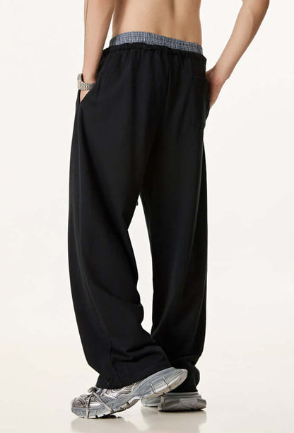 Cardydony Women's Oversized Double Waist Cotton Blend Pants | Comfort & Style