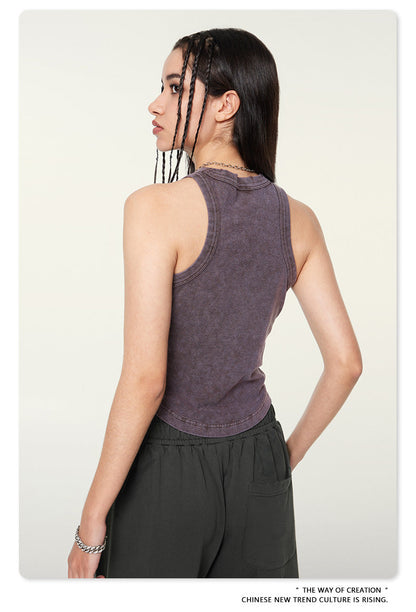 Cardydony Women's Ruched Tank Top | Summer Essential