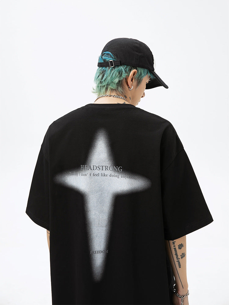Cardydony Women's 100% Cotton Graphic T-Shirt – Oversized “Headstrong” Streetwear Tee