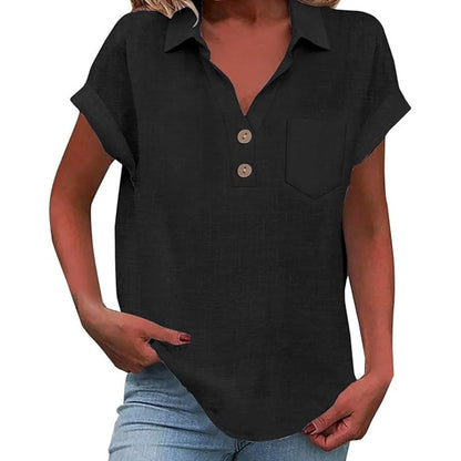 Cardydony Women's Lace Openwork Lantern Sleeve Blouse