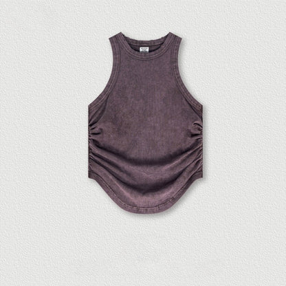 Cardydony Women's Ruched Tank Top | Summer Essential