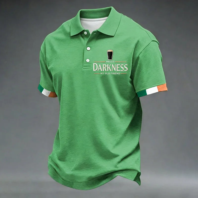 Cardydony Men's St. Patrick's Day Print Casual Polo Shirt