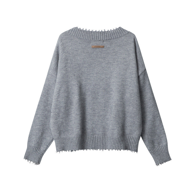 Cardydony Women's Cozy V-Neck Sweater | Classic Fit Spring Pullover