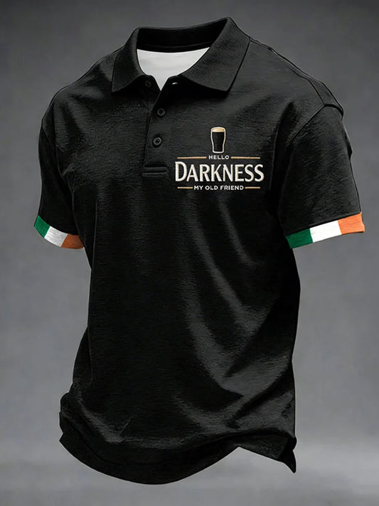 Cardydony Men's St. Patrick's Day Print Casual Polo Shirt