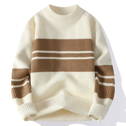 Cardydony Women's Unisex Striped Knit Sweater | Winter Casual