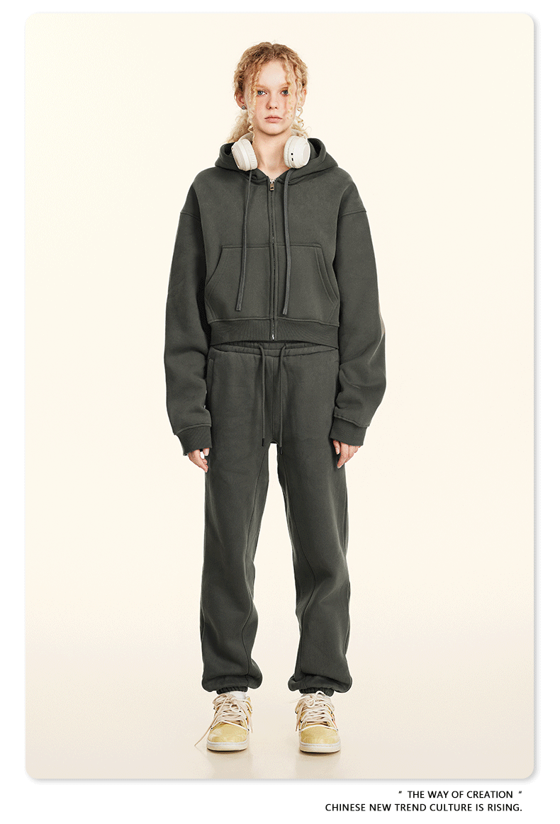 Cardydony Women's Signature Street Cropped Zip Hoodie Collection