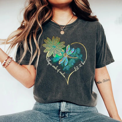 Cardydony Imagine All The People Living Life In Peace T-shirt