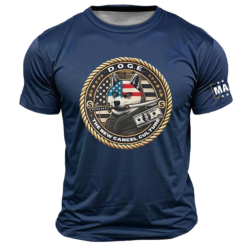Cardydony Men's Retro Us America 250 Year Anniversary Veterans Day Print T Shirt