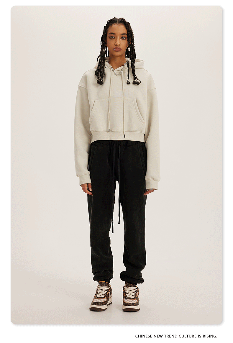 Cardydony Women's Essential Classic Cropped Pullover Hoodie Collection