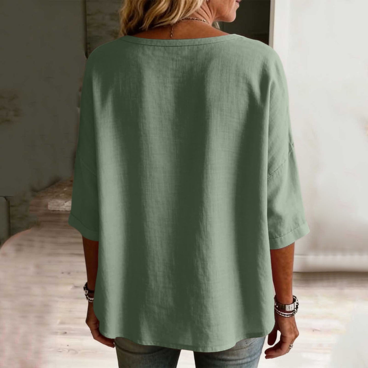 Cardydony Women's Solid Color Openwork Lace Patchwork Comfortable Linen Blend Cardigan