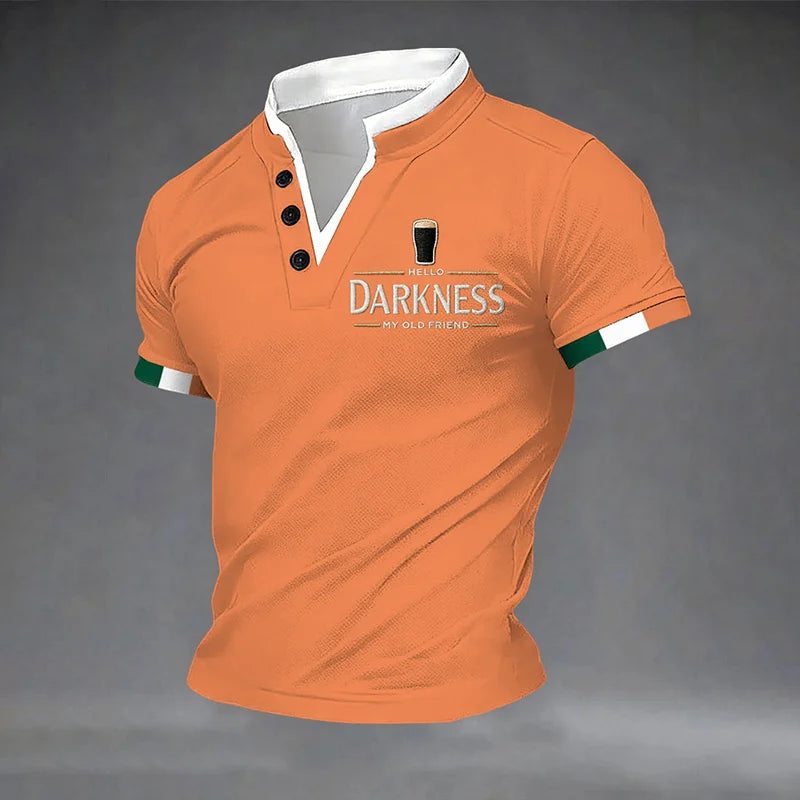 Cardydony Men's St. Patrick's Day Pattern Casual Shirt