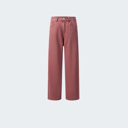 Cardydony Classic Straight-Leg Jeans in Trendy Color Options
