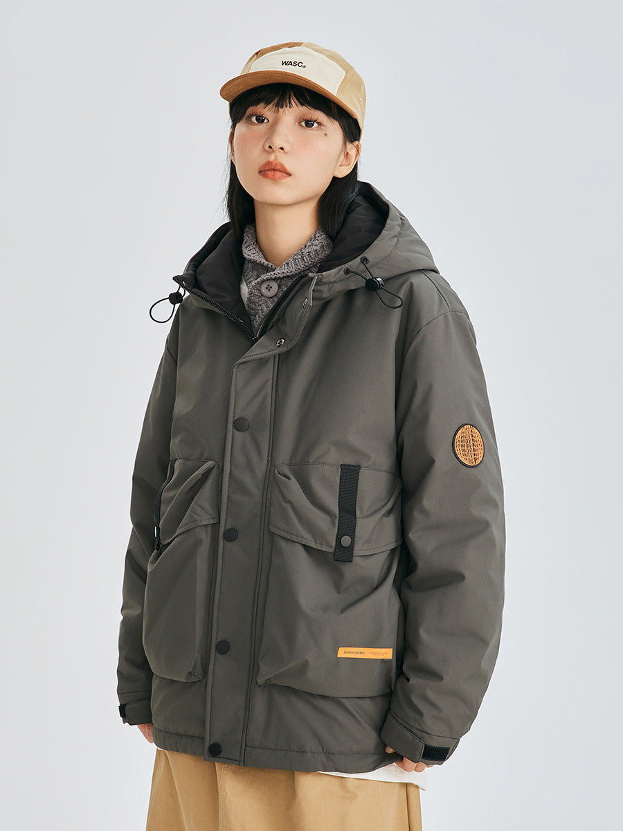 Cardydony Patch Badge Down Puffer Coat