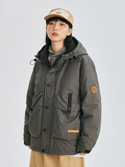 Cardydony Patch Badge Down Puffer Coat