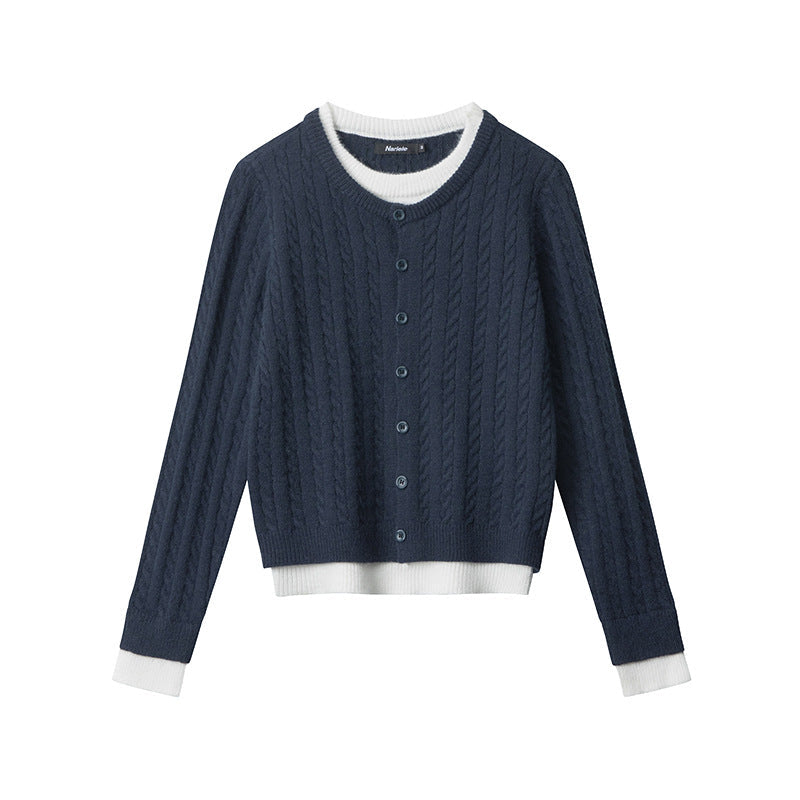 Cardydony Women's Cable Knit Cardigan | Streetwear Spring Button Up