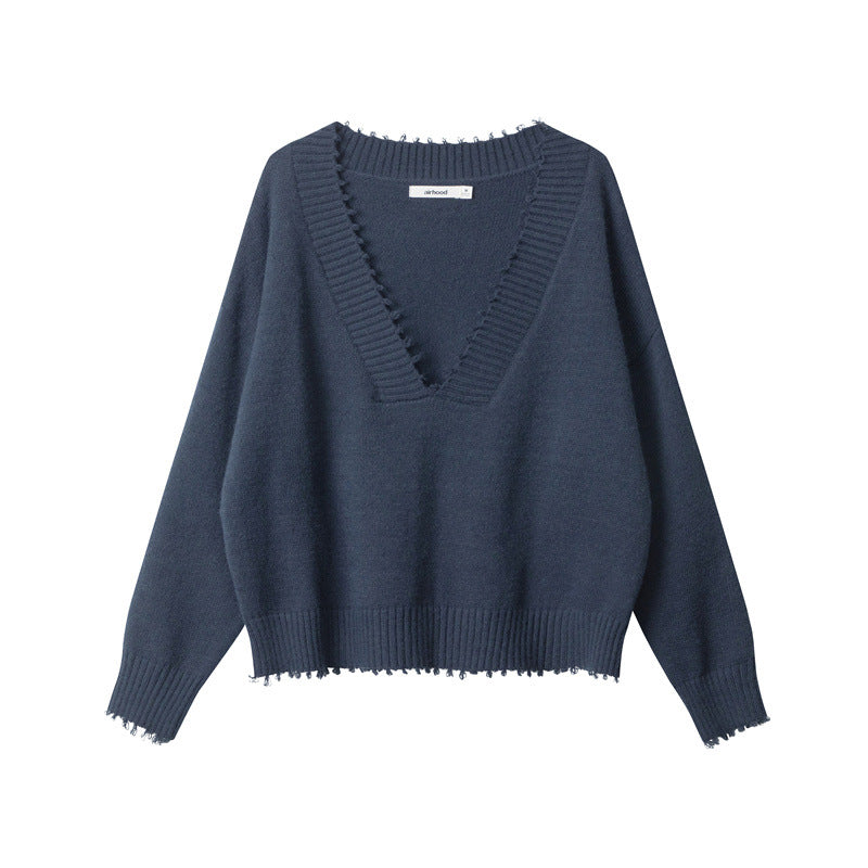 Cardydony Women's Cozy V-Neck Sweater | Classic Fit Spring Pullover