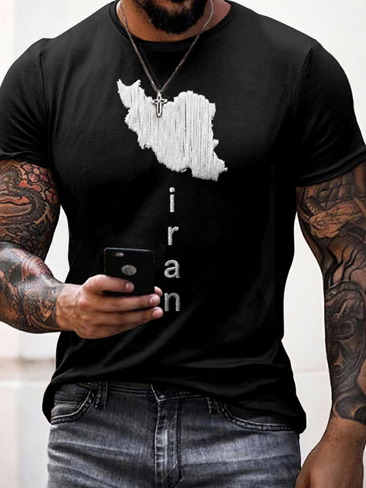 Cardydony Men's Hope Iran Peace Art Casual T Shirt