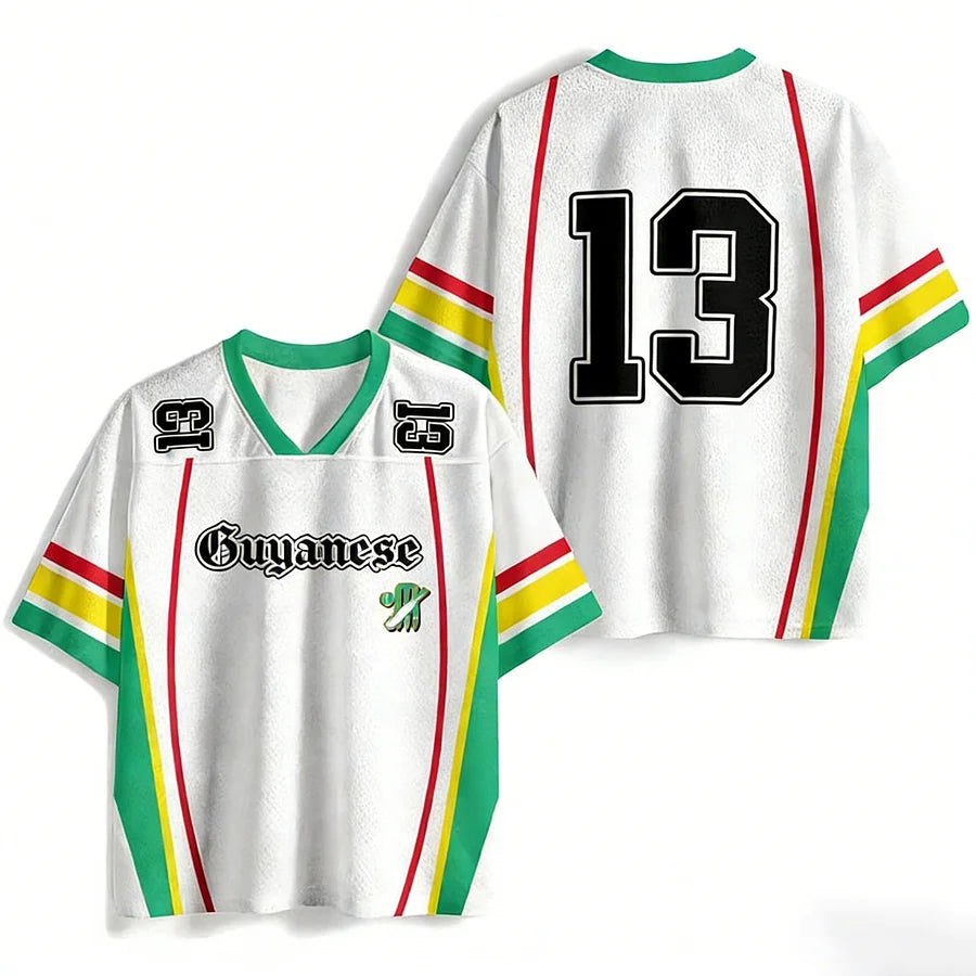 Cardydony Guyanese Addcustom Number Jersey Shirts