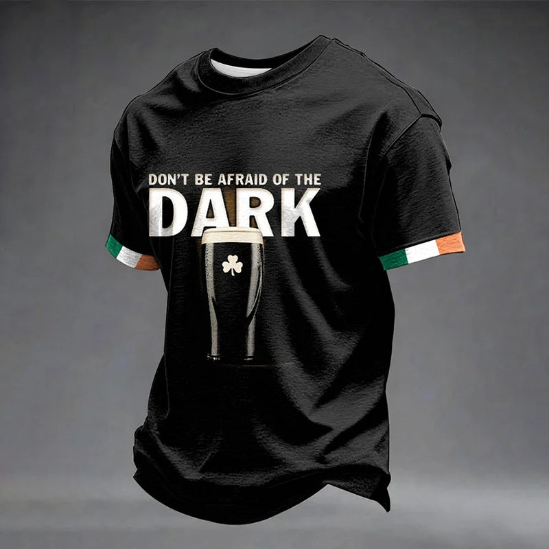 Cardydony Men's St. Patrick's Day Pattern Crew Neck Short Sleeve T-shirt
