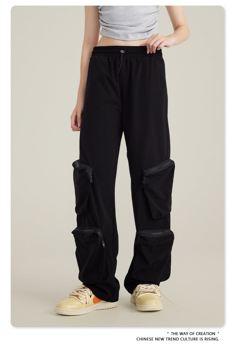 Cardydony Women's Utility Cargo Pants | Double Zip Collection