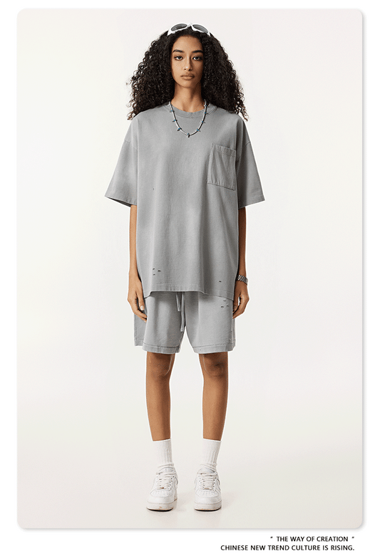 Cardydony Women's Retro Pocket Tee | Basic Streetwear