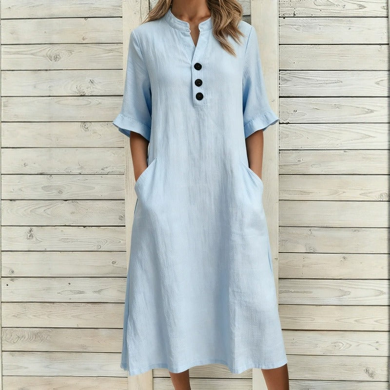 Cardydony Women's Retro Cozy Linen Cotton Sleeveless Jumpsuit