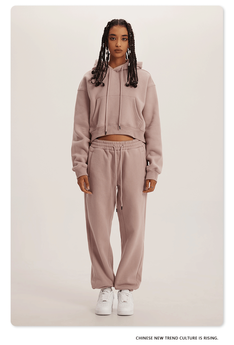 Cardydony Women's Essential Classic Cropped Pullover Hoodie Collection