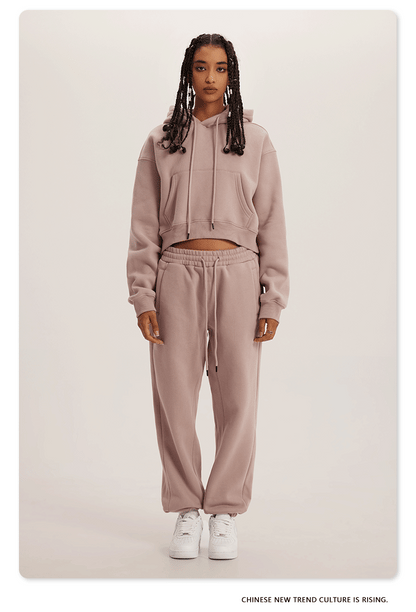 Cardydony Women's Essential Classic Cropped Pullover Hoodie Collection