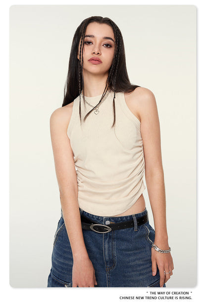 Cardydony Women's Ruched Tank Top | Summer Essential