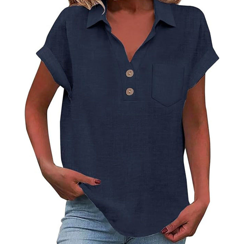 Cardydony Women's Lace Openwork Lantern Sleeve Blouse