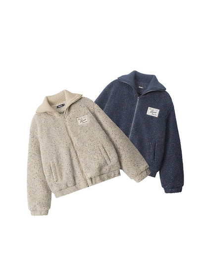 Cardydony Women's Sherpa Fleece Zip-Up Jacket