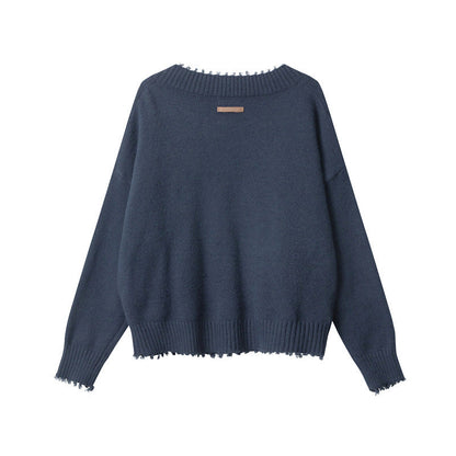 Cardydony Women's Cozy V-Neck Sweater | Classic Fit Spring Pullover