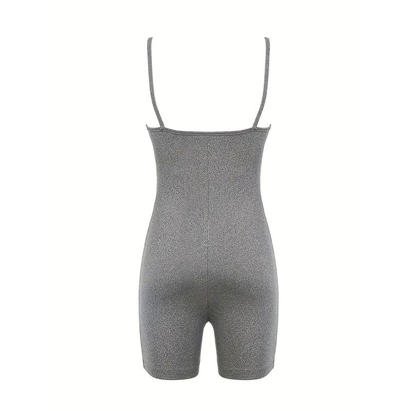 Cardydony Women's Sleeveless Bodycon Romper | Stretchy One-Piece Jumpsuit
