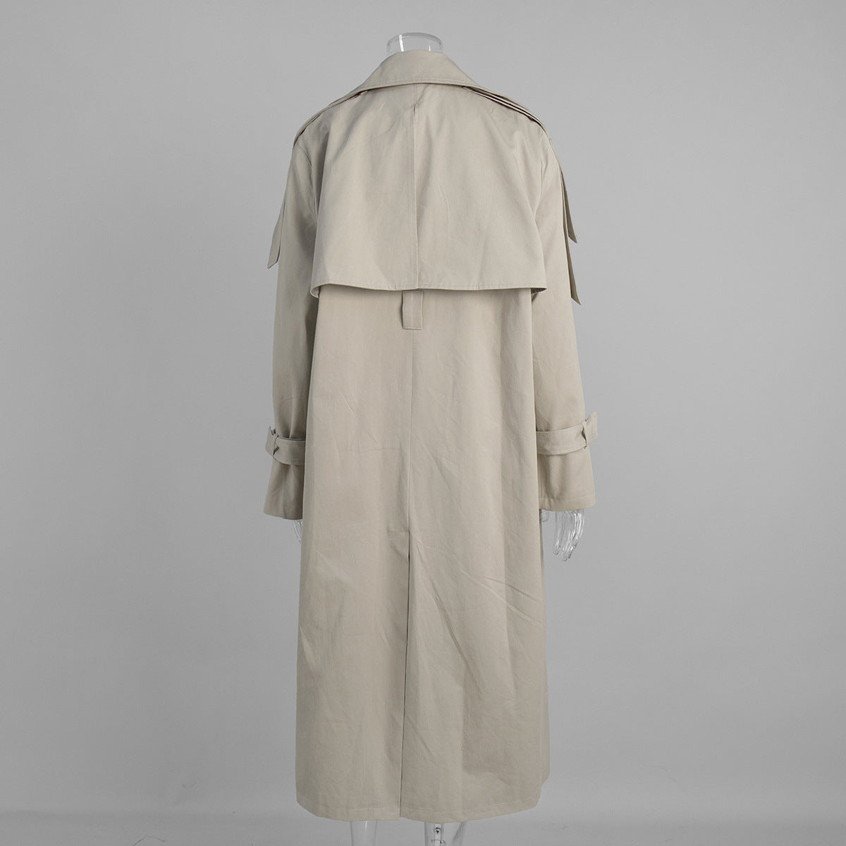 Cardydony Women's Classic British Double-Breasted Women's Trench Coat