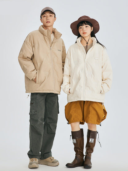Cardydony Minimal Stand Collar Down Puffer Jacket