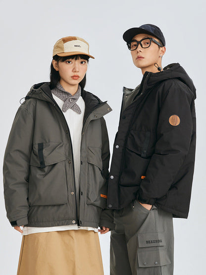 Cardydony Patch Badge Down Puffer Coat