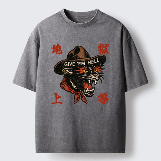 Cardydony Give ’em Hell Washed T-shirt