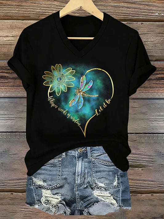 Cardydony Imagine All The People Living Life In Peace T-shirt